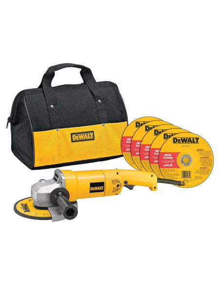 Amoladora Angular DEWALT DW840K 7" 13A 8000 RPM con Bolsa