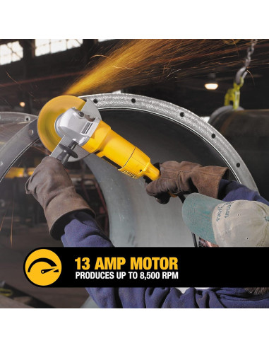 Amoladora Angular DEWALT DW840K 7" 13A 8000 RPM con Bolsa