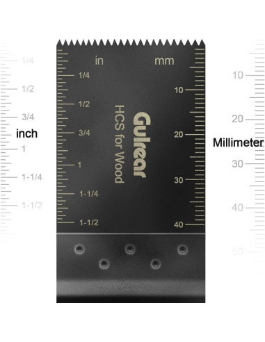 100 Cuchillas Oscilantes Gulrear para Multiherramienta 8,79cm