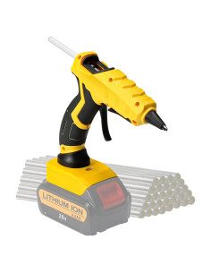 Pistola de Pegamento Caliente Inalámbrica LouSdZoke 20V 50W