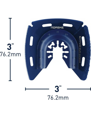 Norske Tools NOTP236 Multi Herramienta Oscilante 3-en-1