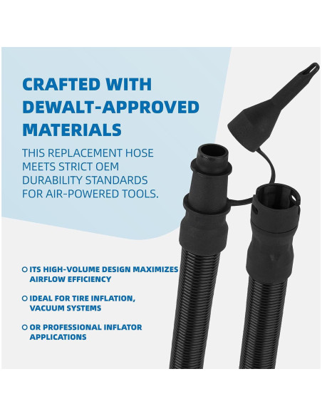 Manguera de Inflador de Aire DeWalt N582637 55.88 cm