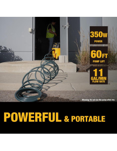 Bomba Externa DEWALT DXVPA101 para Aspiradora 350W 41.64L/min 2