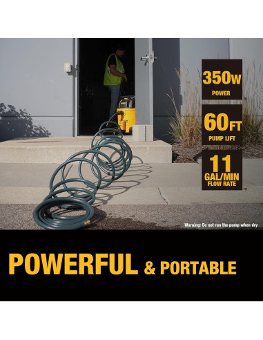 Bomba Externa DEWALT DXVPA101 para Aspiradora 350W 41.64L/min