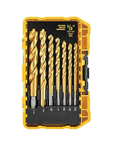 Taladro Inalámbrico DEWALT 20V Compacto con 21 Brocas