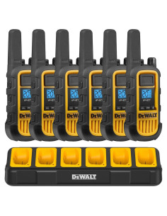 Walkie Talkies DEWALT DXFRS800 2W Resistente IP67 Paquete 6
