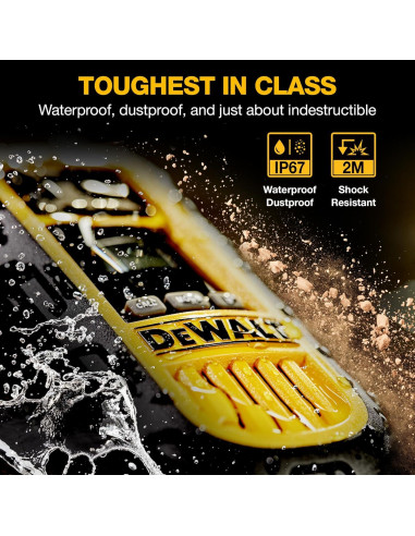 Walkie Talkies DEWALT DXFRS800 2W Resistente IP67 Paquete 6