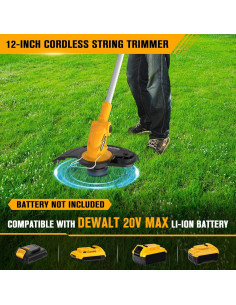 Desmalezadora Inalámbrica HEINPRO 12" 20V Max Automática 2