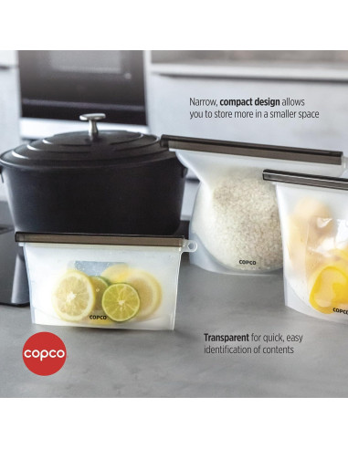 Bolsa de Almacenamiento Silicona Reutilizable Copco 1500 ml