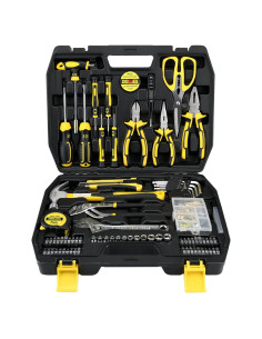 Juego de Herramientas DOWELL 185 Piezas con Caja de Almacenamiento