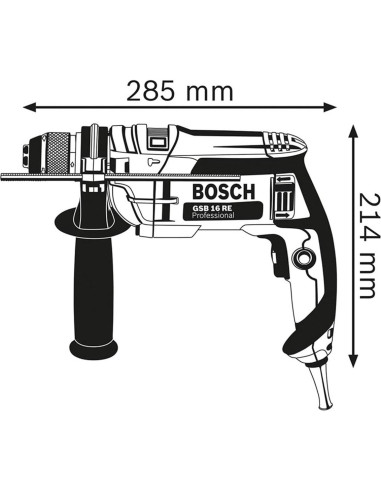 Taladro de Impacto Bosch GSB 16 RE 230V 701W Vel. Variable