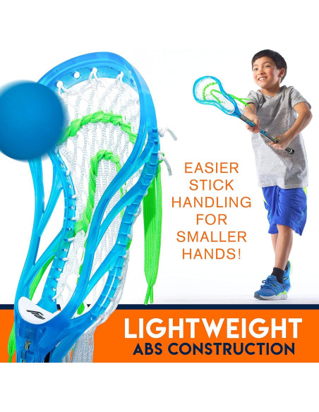 Conjunto de Palo de Lacrosse Mini Franklin Sports 34" Azul