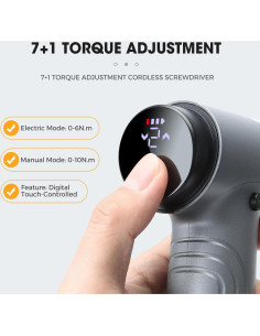 Destornillador Eléctrico Kingsdun 3.7V 32 Puntas Recargable 2