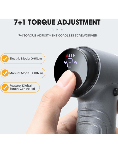 Destornillador Eléctrico Kingsdun 3.7V 32 Puntas Recargable