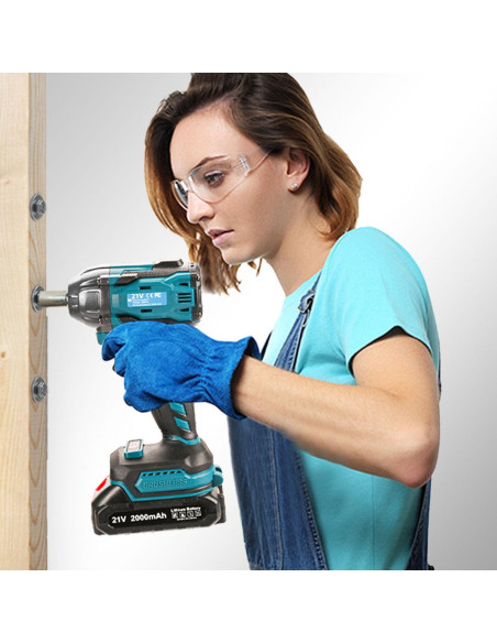 Llave de impacto inalámbrica 300Nm Herramientas 007 21V