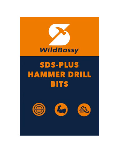 Juego de Brocas SDS Plus WildBossy 5PCS para Concreto