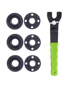 Juego de Tuercas y Llave Ajustable para Amoladora Relioky