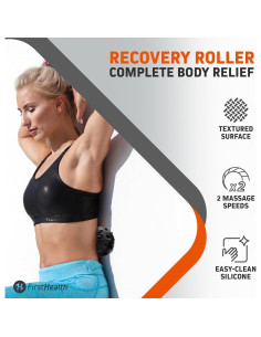 Bola de Masaje Vibrante FirstHealth FH1042, Silicona, 2 Velocidades 2