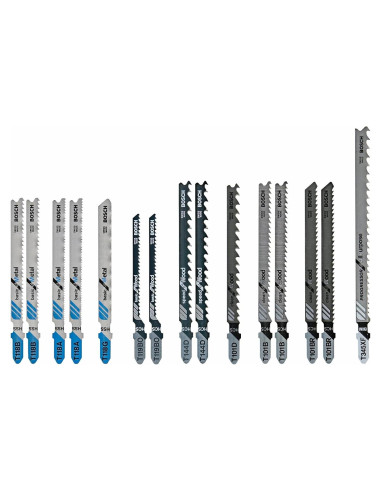 Juego de 15 Cuchillas de Sierra de Calar BOSCH T15RC