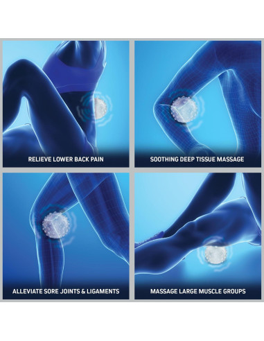 Bola de Masaje Vibrante FirstHealth FH1042, Silicona, 2 Velocidades