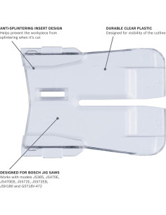 Insertos Antisalpicaduras Bosch JA1013 para Sierra de Calar 2