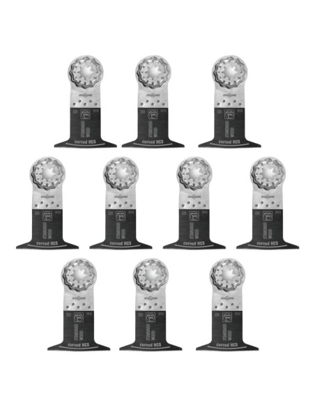 Hoja de sierra curvada Fein Starlock 6,35 cm - Paquete de 10