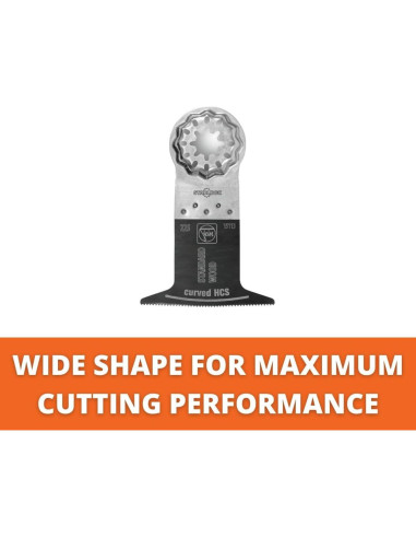 Hoja de sierra curvada Fein Starlock 6,35 cm - Paquete de 10