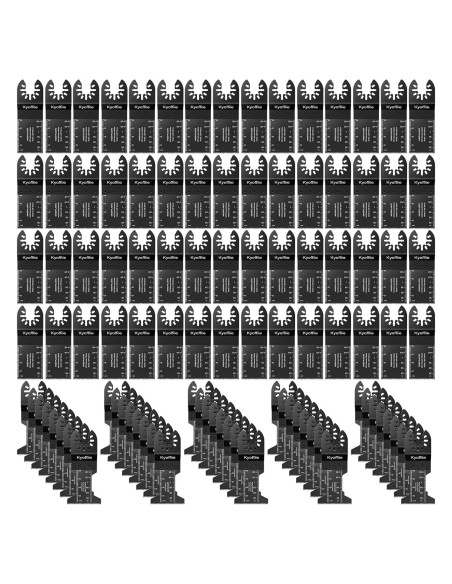 100 Cuchillas Oscilantes Kyoffiie para Madera y Plástico