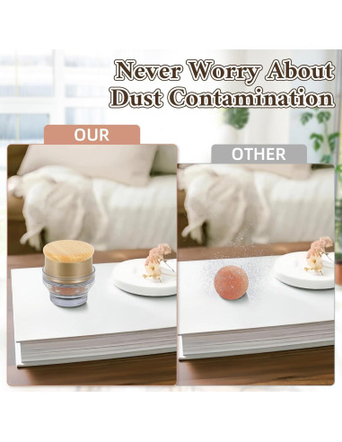 Rodillo de Masaje de Sal del Himalaya DICEYKNOD 6.86cm Alivio Estrés