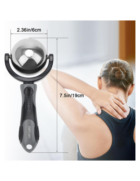 Rodillo de Masaje Frío Catcan, Terapia Fría y Caliente, 19cm