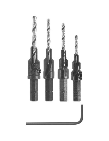 Juego de Brocas Autocentrantes BOSCH 3 Piezas 6,35 mm