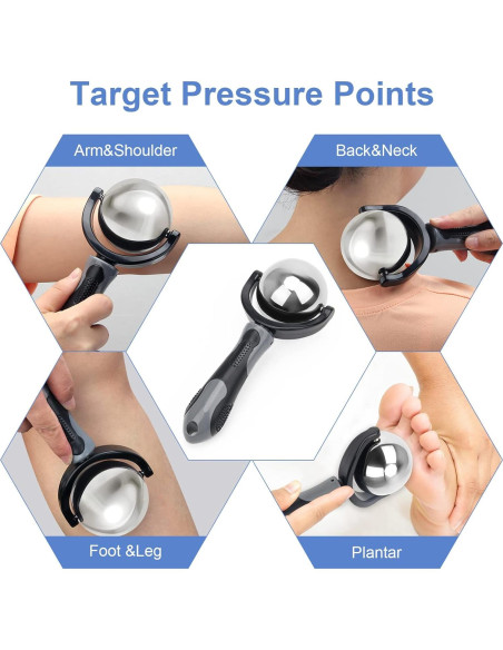 Rodillo de Masaje Frío Catcan, Terapia Fría y Caliente, 19cm