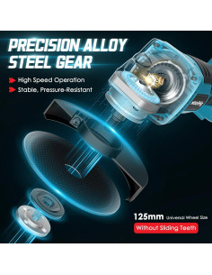 Amoladora Angular Inalámbrica MtiolHig 18V 8500RPM 4-1/2'' 2