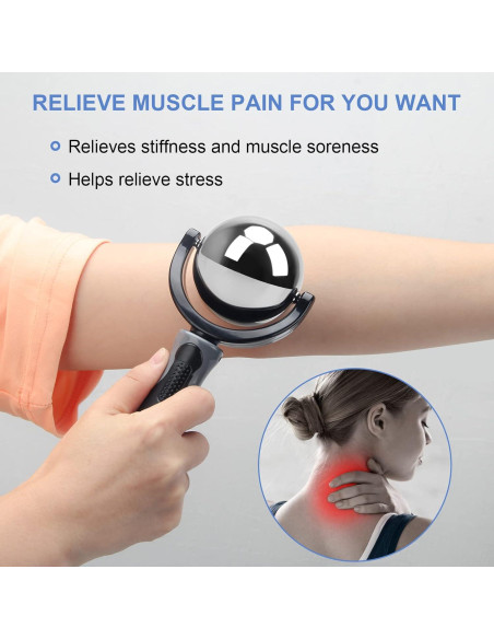 Rodillo de Masaje Frío Catcan, Terapia Fría y Caliente, 19cm