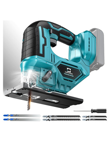 Sierra de calar Cerycose 18V sin cable, motor sin escobillas