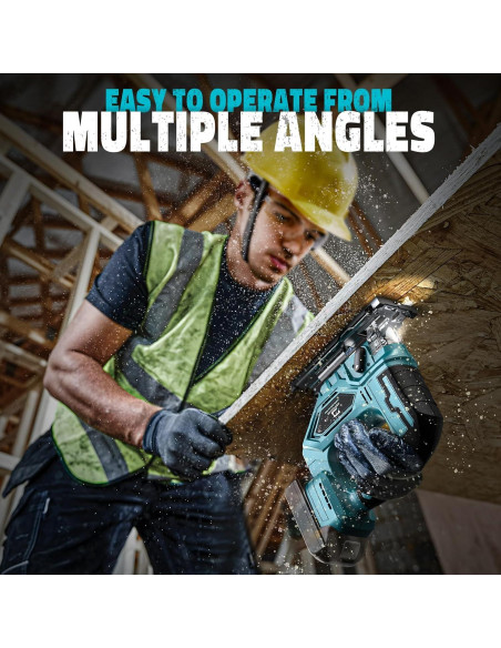 Sierra de calar Cerycose 18V sin cable, motor sin escobillas