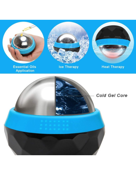Bola de Masaje Frío Coolrunner 10cm - Terapia Calor y Frío