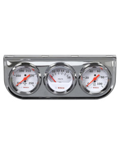 Kit de Manómetros Bosch SP0F000046 2" Esfera Blanca