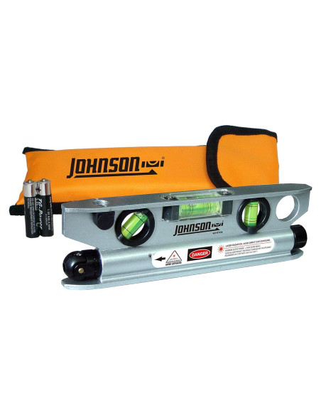 Nivel láser torpedo magnético Johnson 40-6164, 19.05 cm, rojo