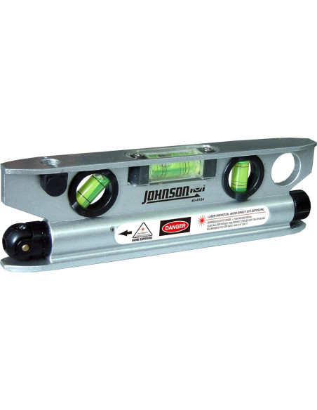 Nivel láser torpedo magnético Johnson 40-6164, 19.05 cm, rojo