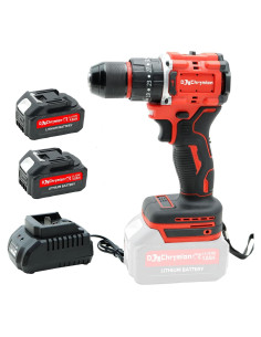 Taladro Inalámbrico DogChrymion 20V 1500 RPM 50 Nm 43 Piezas