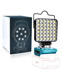 Faro LED Edtran 72W 6800LM para Batería Makita 18V