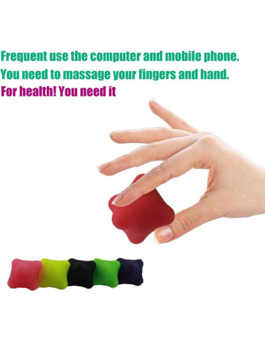 Bolas de Masaje de Mano LOLBUY - Alivio de Dolor y Estrés 2PCS