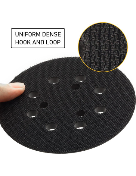 Pad de Lijado 5" H2solution 8 Agujeros Compatible Makita