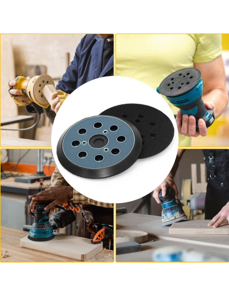 Pad de Lijado 5" H2solution 8 Agujeros Compatible Makita