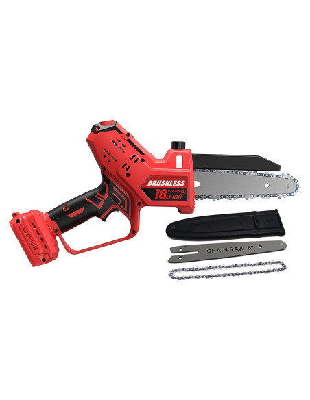 Mini Motosierra Inalámbrica BITOON 800W 2-en-1 6" y 8"