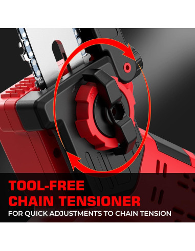 Mini Motosierra Inalámbrica BITOON 800W 2-en-1 6" y 8"