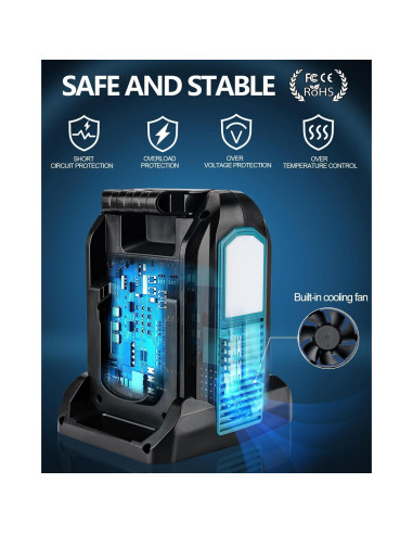 Inversor Taingwei 350W DC 18V a AC 220V 2 Puertos USB