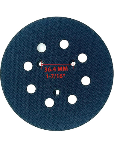 2 PZS Almohadilla Lijadora 5" HVAKHVA Compatible Dewalt/Makita