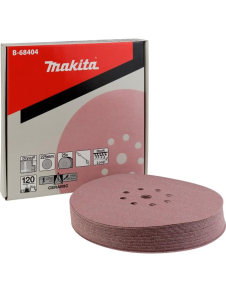 Disco Abrasivo Redondo Makita B-68557 22,86 cm Grano 120